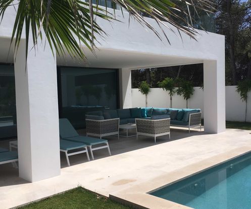 Exterior Ibiza pool and terrace